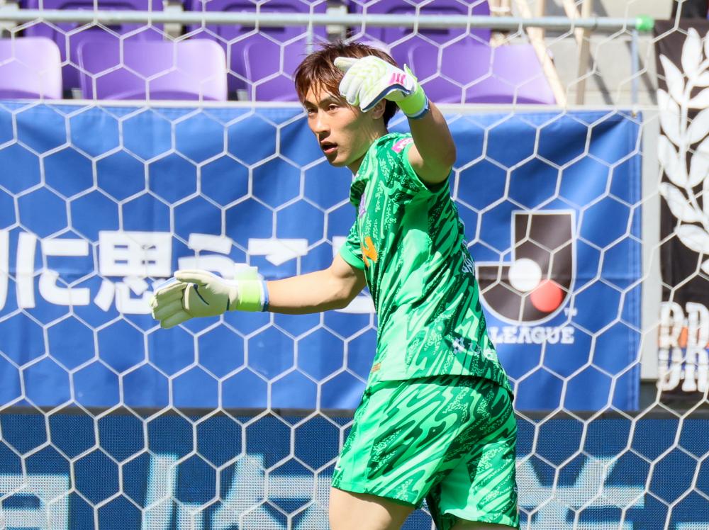 大迫敬介選手／失点も続いてしまっている。こういう時こそチーム