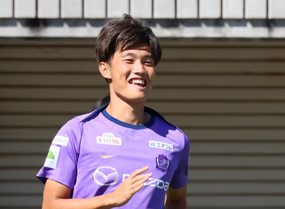 東俊希選手／自分のゴールやアシストで、チームの勝利に貢献したい