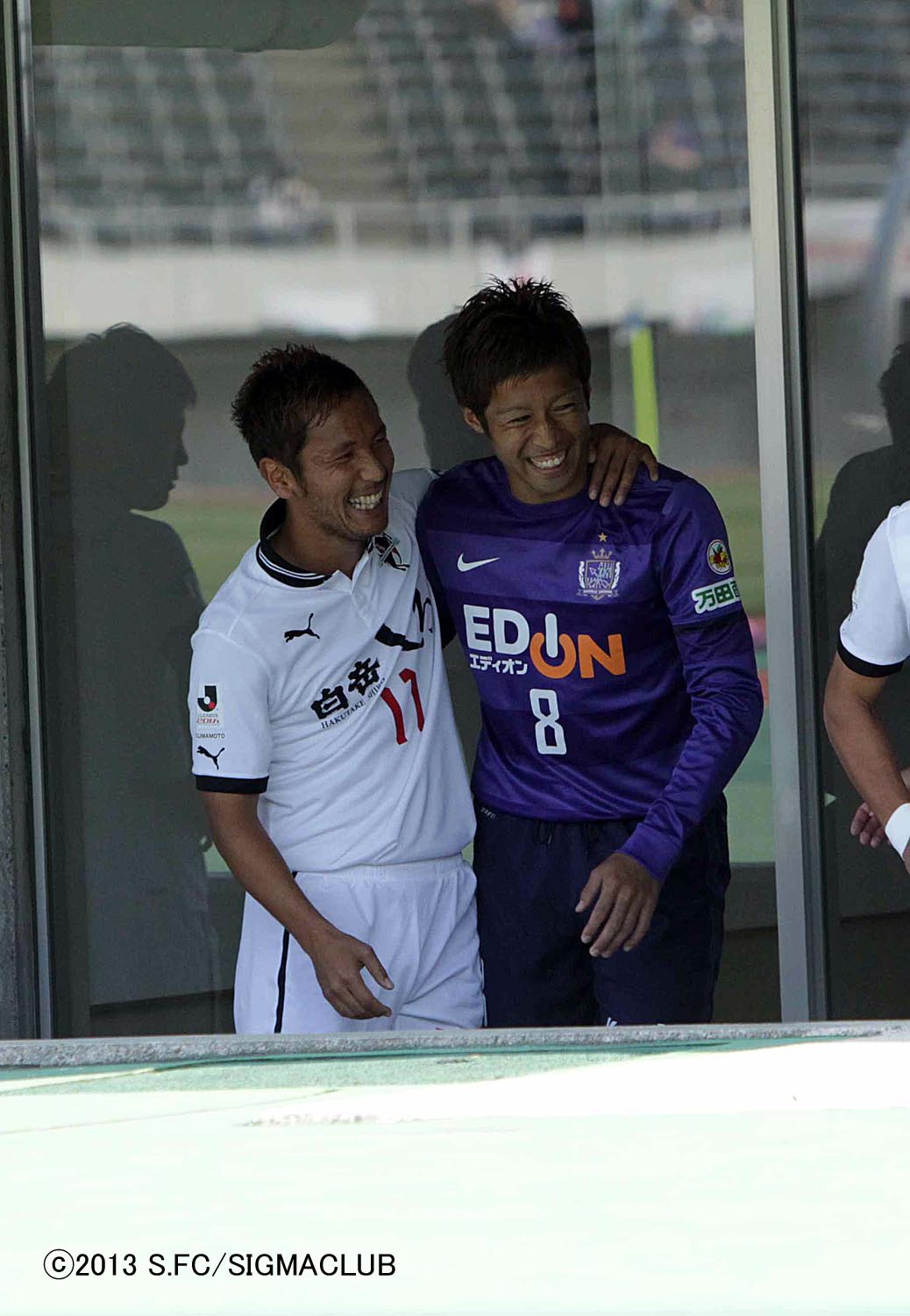 NIKEサンフレッチェ広島2013年ユニフォーム森崎和幸 Jリーグ20th優勝