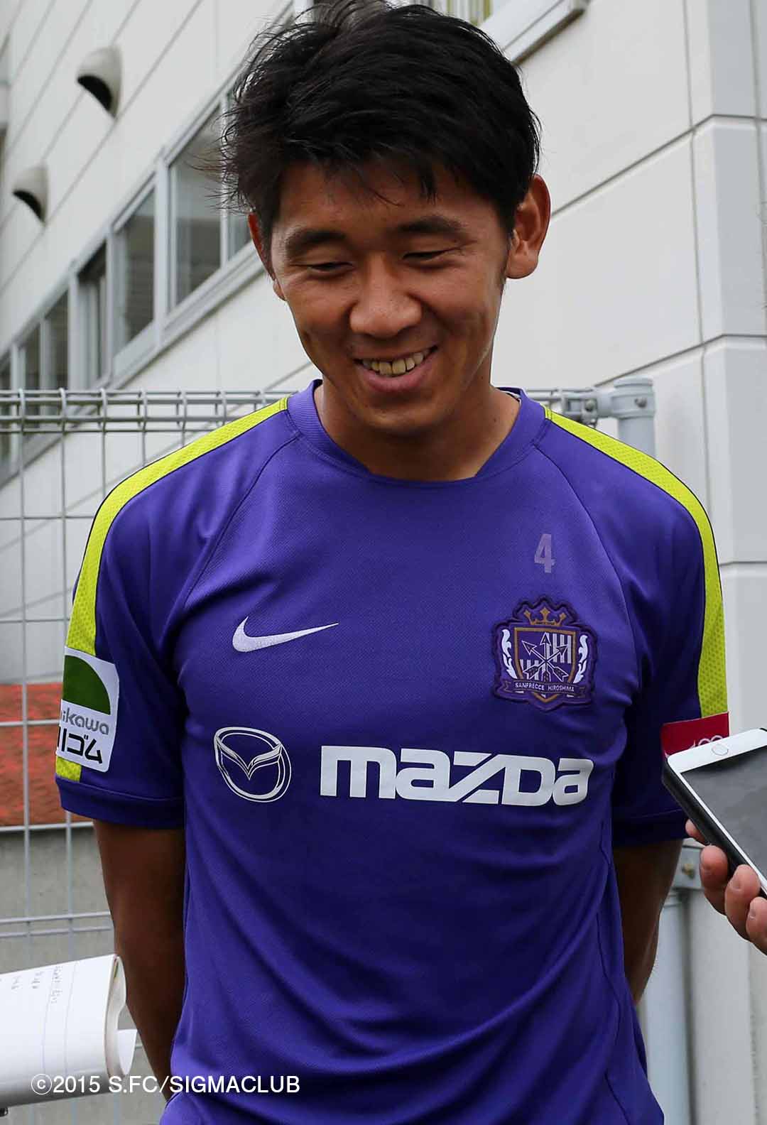 日本代表選出!2人の表情 | TSSサンフレッチェ広島公式モバイルサイト